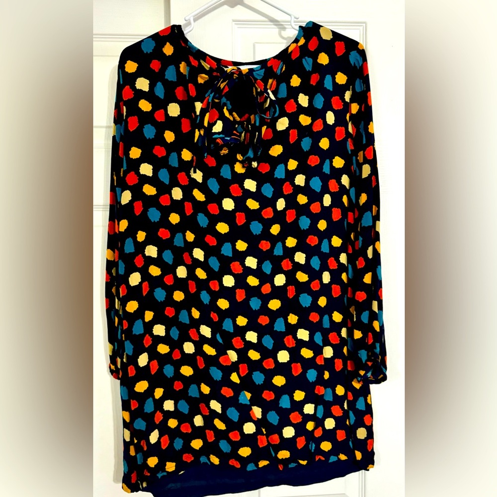 Fun dot blue dress